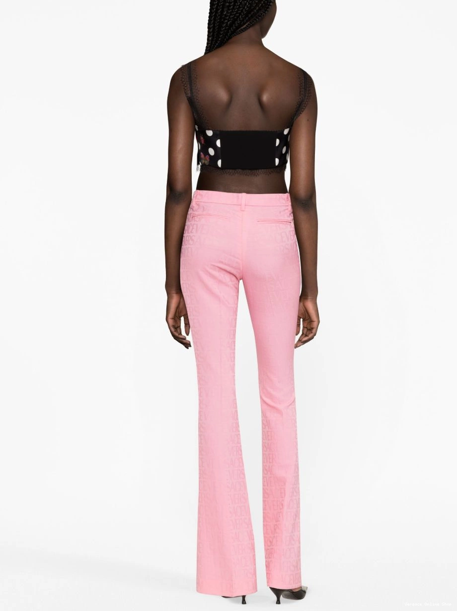 Cheap trousers Versace Allover jacquard Women Versace 0427